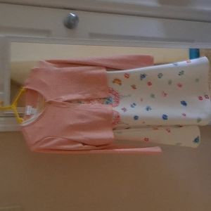 Butterfly made out of flowers design dress with a pink jacket